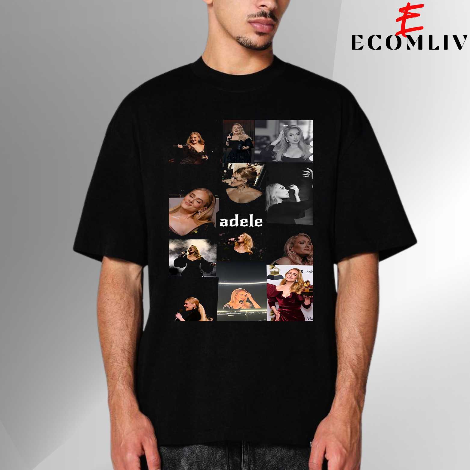 Adele T-Shirt, Pop Culture Music Tee, Unisex Retro Soul Streetwear